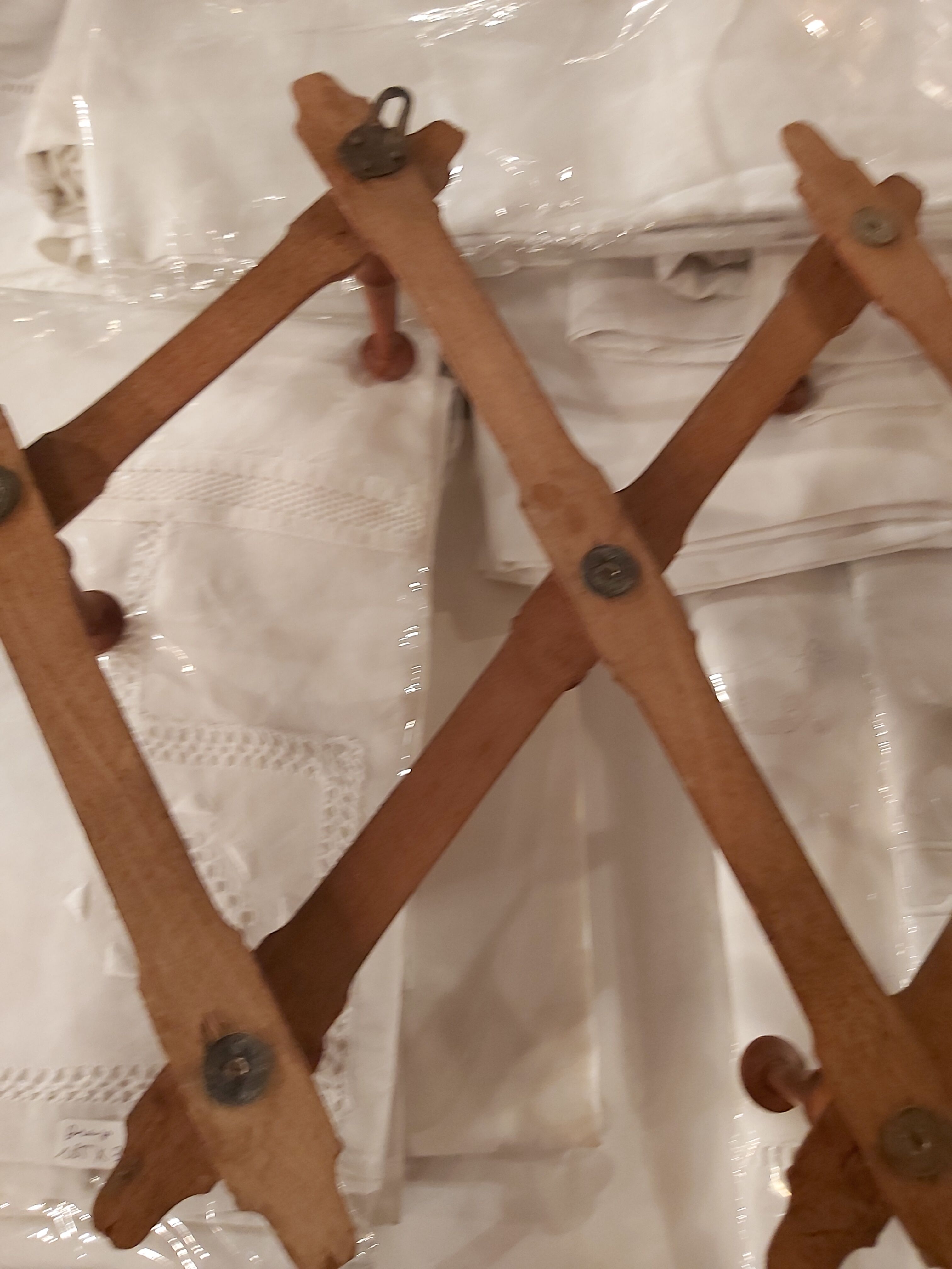 Extendable wall coat rack