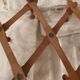 Extendable wall coat rack