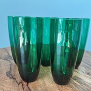 Vintage liquor and lemonade glasses, mid century modern from 1960s for apartment decoration / tablew