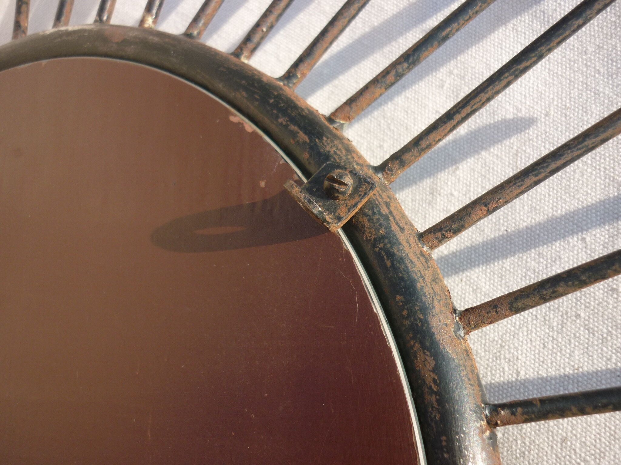 Art Deco Sun Mirror - 42.5 cm