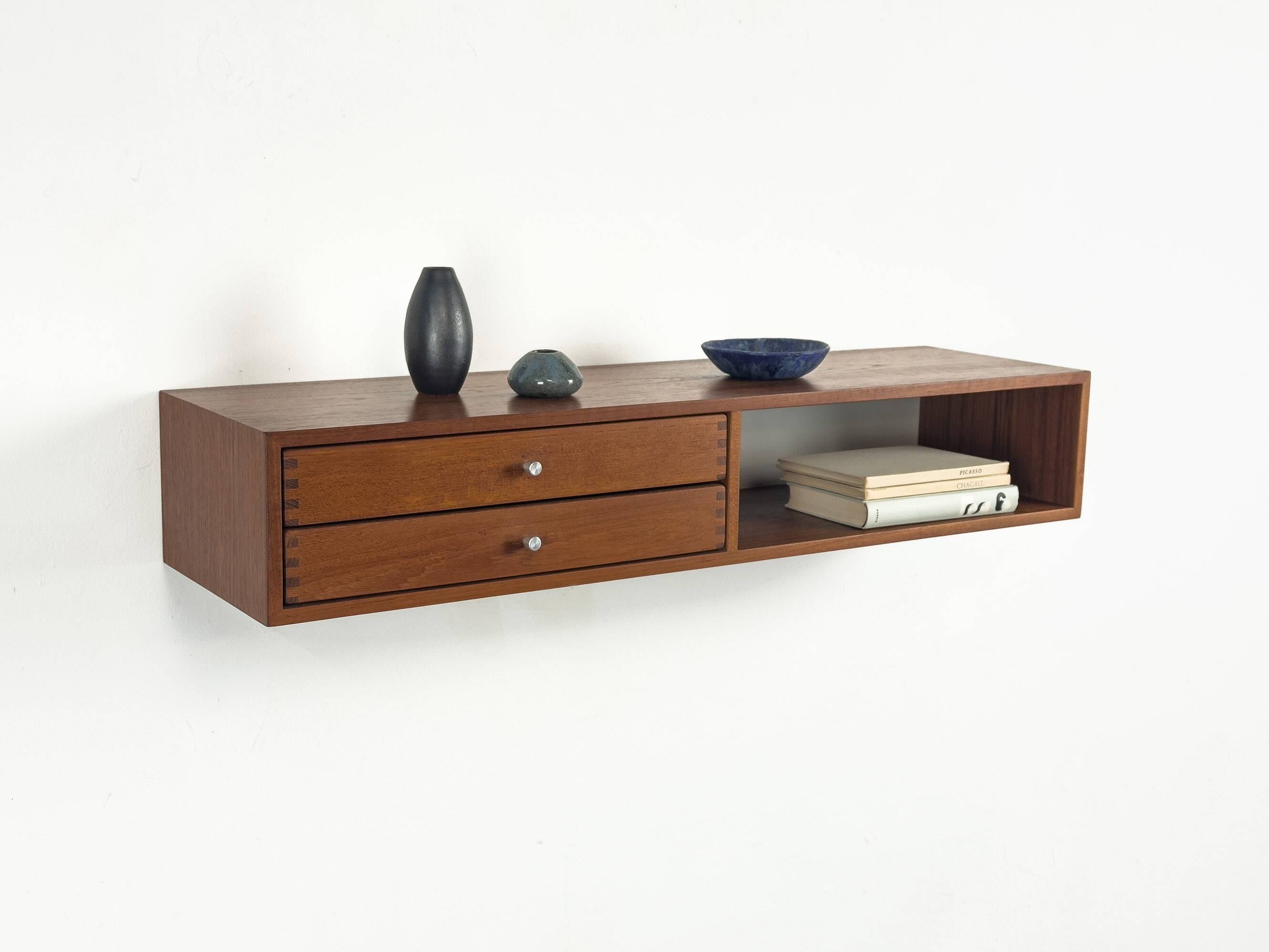 Teak Wall Console No. 132 by Kai Kristiansen for Aksel Kjersgaard, 1960s