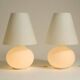 Two large original 1980s Leucos Paralume table lamps, made in Italy | heigh