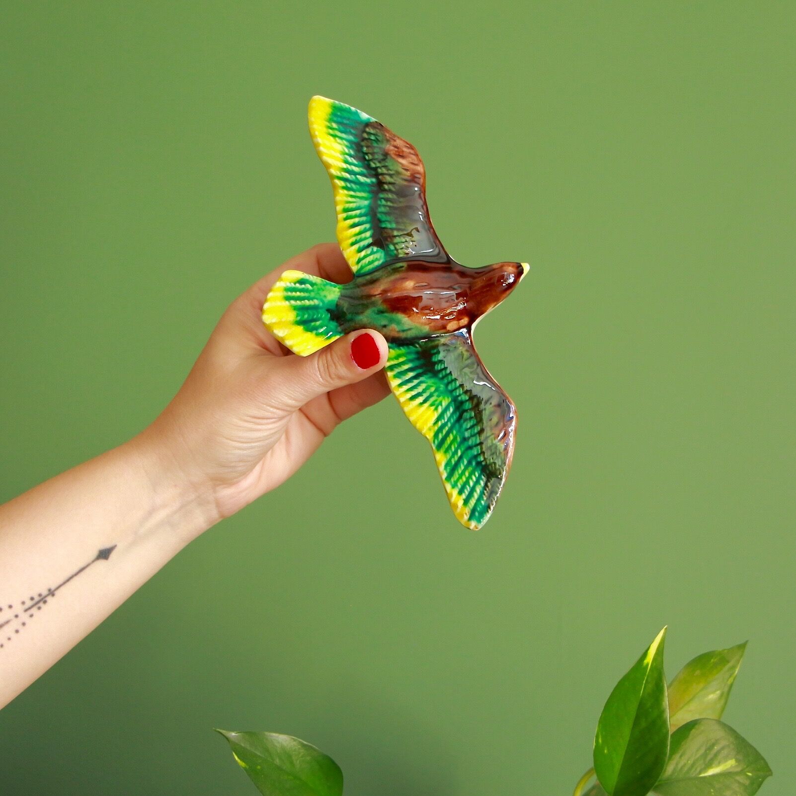 Vallauris ceramic bird