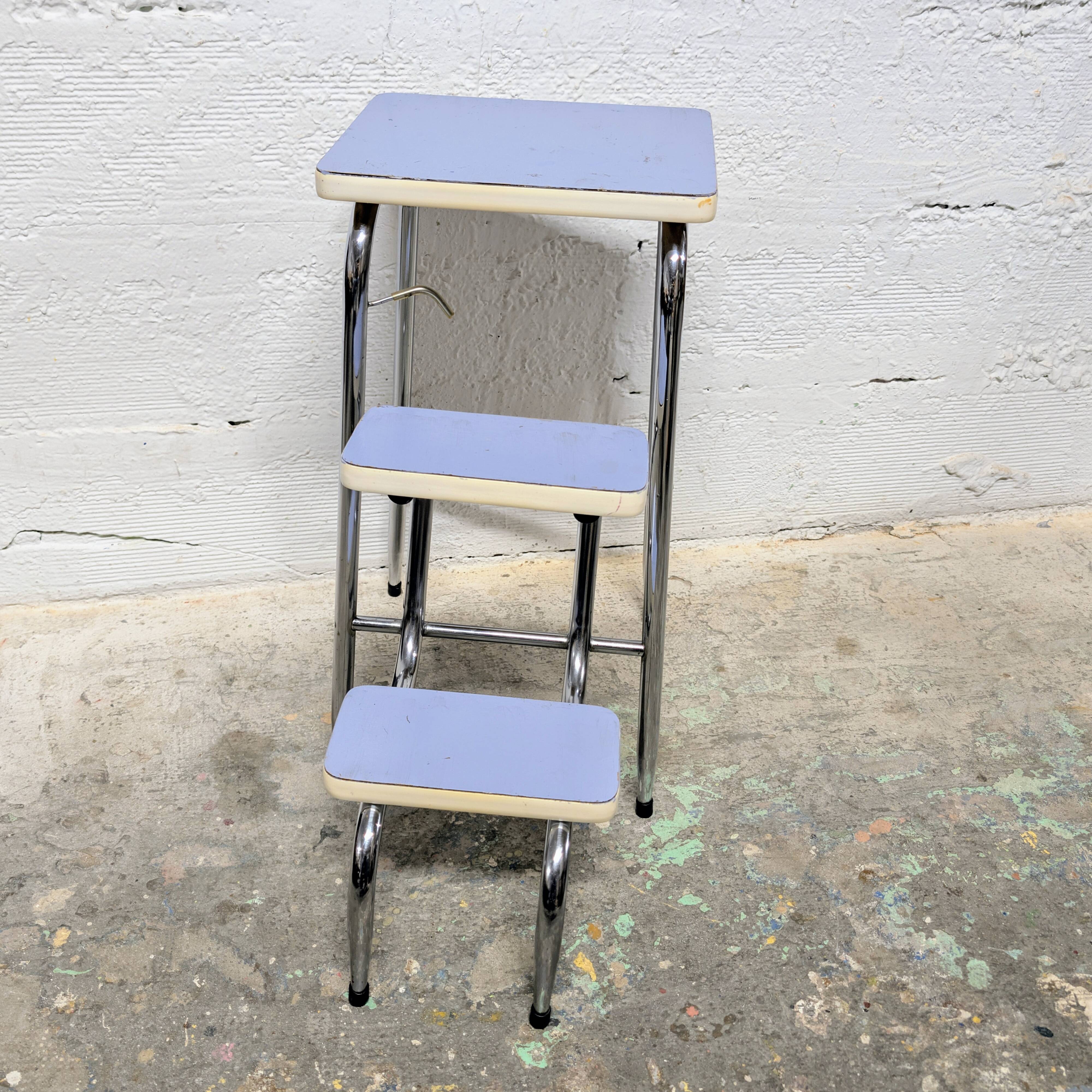 Escabeau marche pied vintage