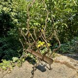 Bronze effect brass magazine rack