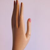 Wooden glove display mannequin hands, 1930s, set of 2.