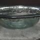 Large smoked glass plate