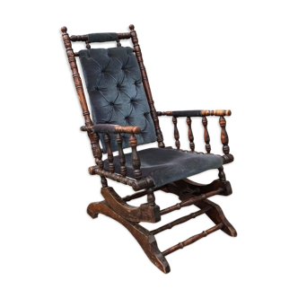 Rocking chair on spring in early 1900