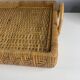 Bamboo wicker tray