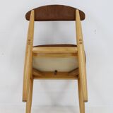 1970s Beech Chair , Czechoslovakia