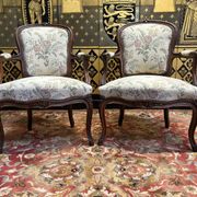 Paire de cabriolets louisXV
