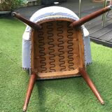 2 fauteuils bridge années 60