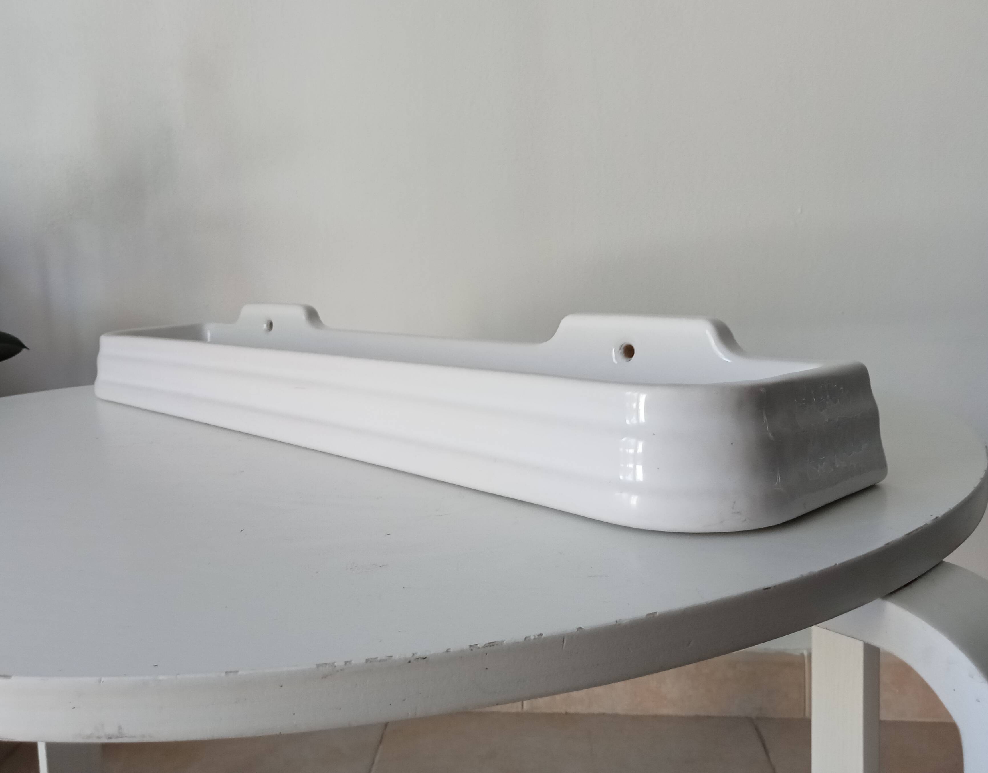 50s Art Deco Bathroom Wall Shelf