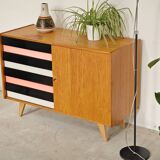 U 458 pink and grey sideboard by Jiri Jiroutek for Interier Praha 1960