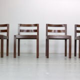 Martin Visser Set Of 4 Dinning Room Chairs For t' Spectrum, 1960 Netherlands