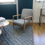 Floating zag celadon Red Edition chair