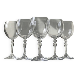 Lot de 6 verres à cocktail en cristal