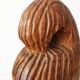 Hand Carved African Ebony Woman Bust: Vintage Tribal Sculpture
