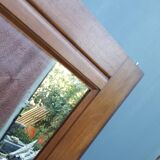 Walnut Art Deco mirror holder
