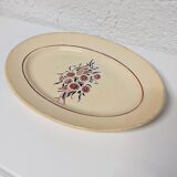 Badonviller oval platter - Francine pattern