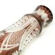 Mid-century modern vase, crystal glass, Poland, 1970s