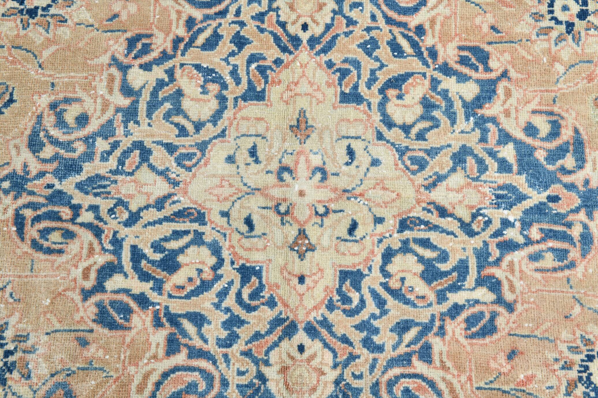 10x13 Blue & Peach Classic Pattern Persian Rug, 308x393Cm