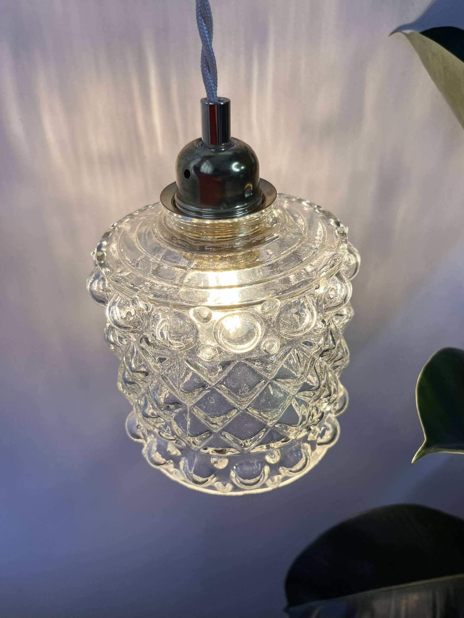 Bubble glass pendant light - Béa model