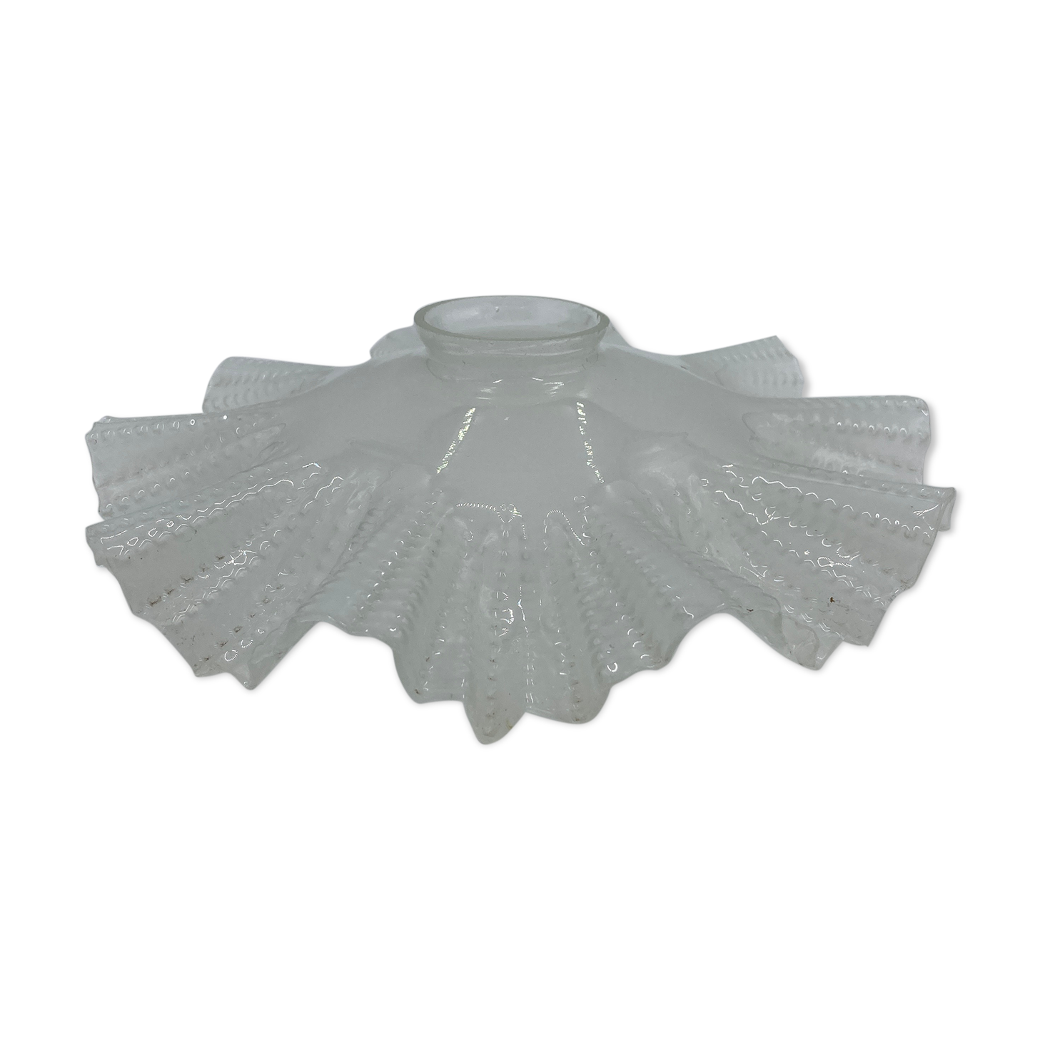 Corrugated glass suspension