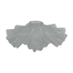 Corrugated glass suspension