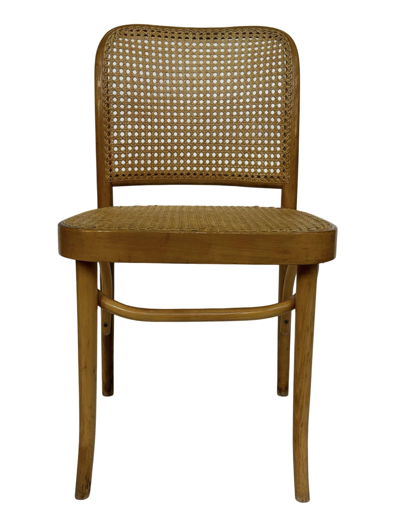 Ensemble de 4 chaises vintage Prague ou 811, FMG Pologne, Thonet Josef Hoffmann Design