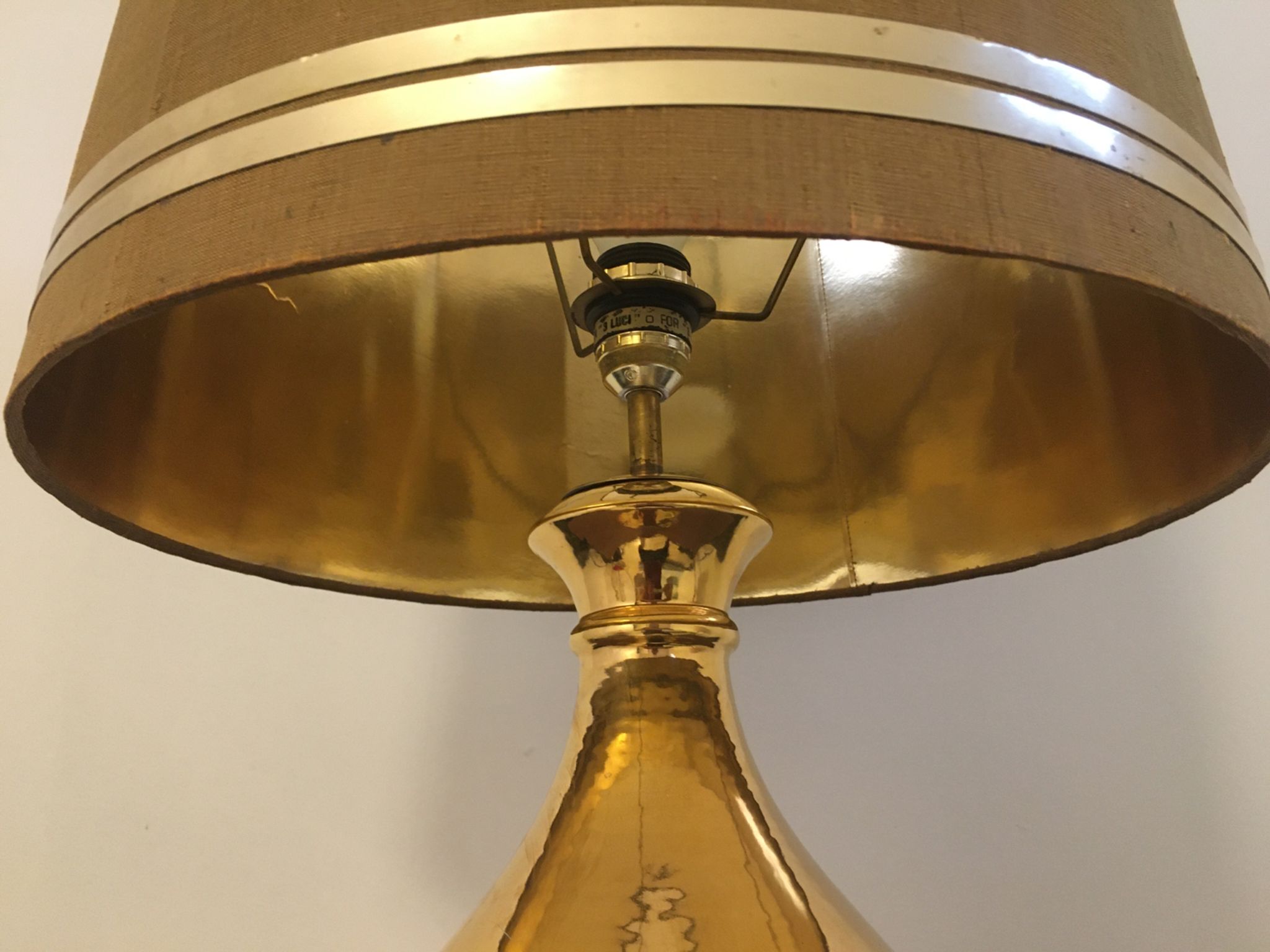 Lampe italienne en céramique