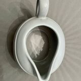Grey earthenware cream pot
