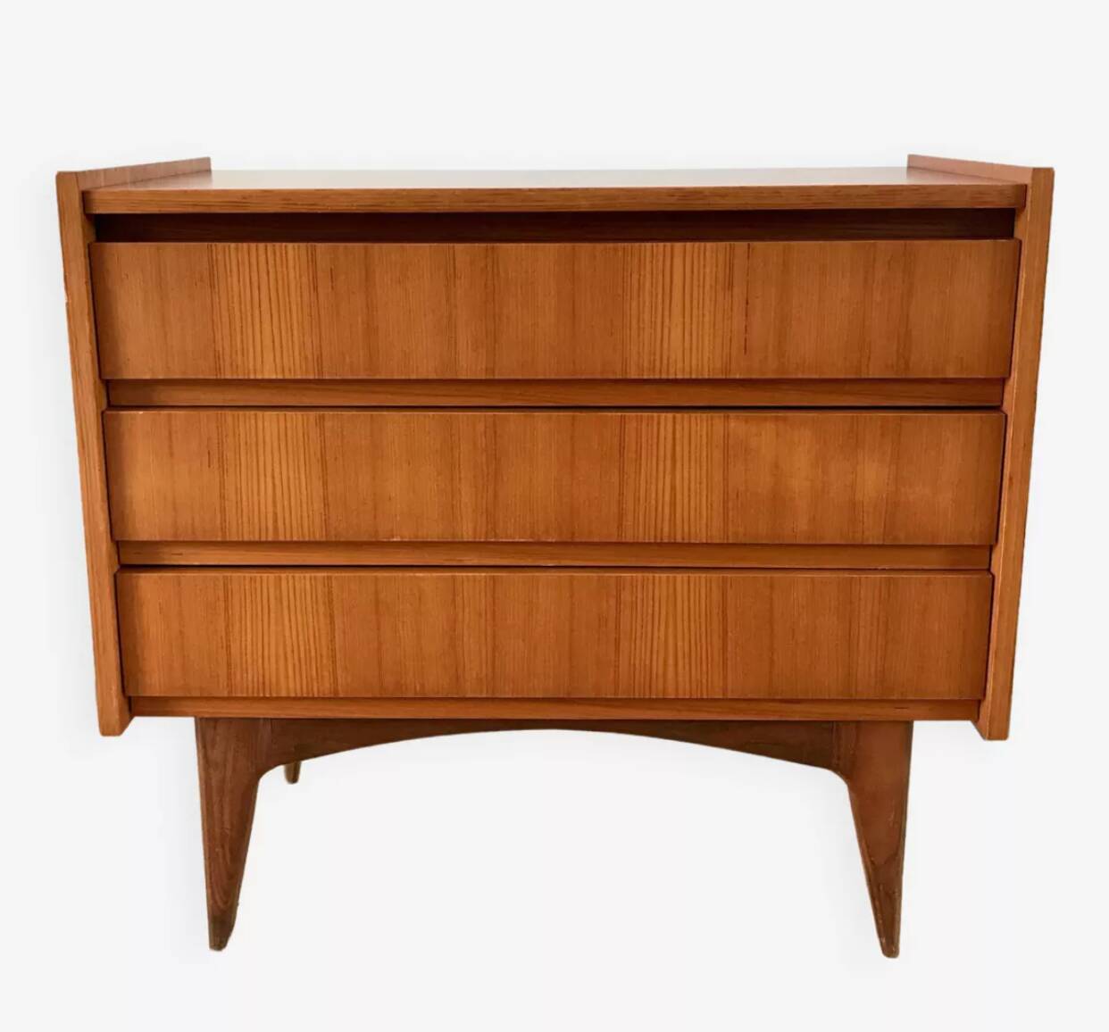 Scandinavian teak dressing table chest of drawers, Danish design, 1960s