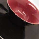 Set of 7 cups and saucers from the 50s.