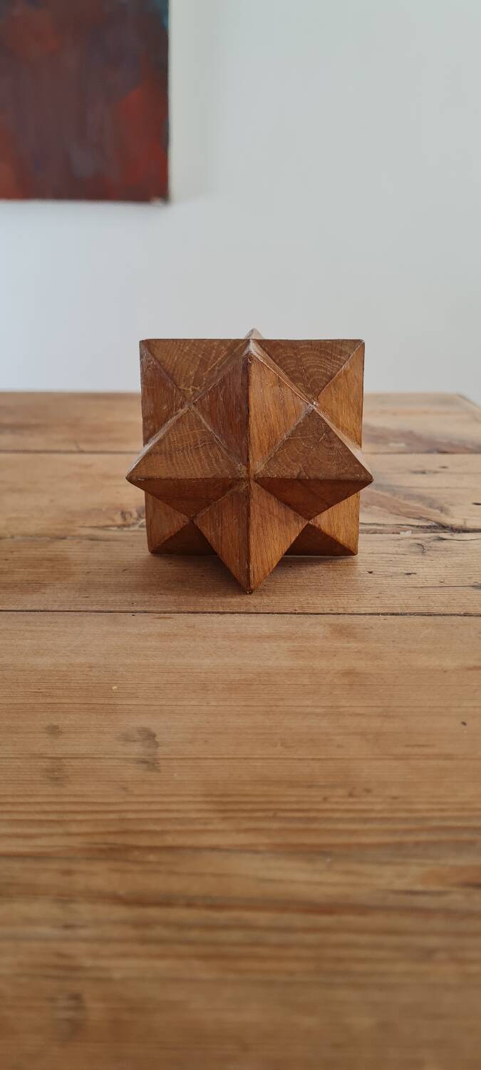 Sacndianve teak paperweight