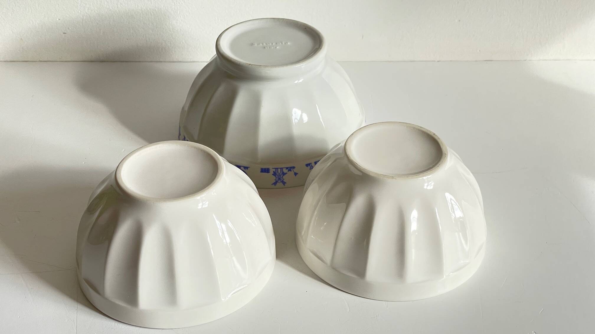 3 Earthenware Bowls by SATURNIA Italy