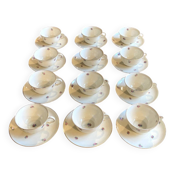 Service à café en porcelaine Royal Ivory Bohemia