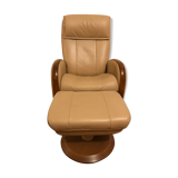 Fauteuil en cuir inclinable