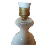 Pair of alabaster balluster lamps, 1970s