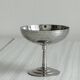 6 Letang Remy shiny stainless steel footed bowls.