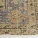 Tapis oriental turc vintage pêche et bleu