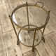 Brass and glass service