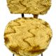 2 armchairs with faux fur, Pelfran, from the 60s/70s.
