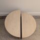 Round travertine coffee table, model for Up & Up, Italy, 1970s