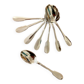 Christofle cluny 8 mocha spoons 10 cm excellent condition