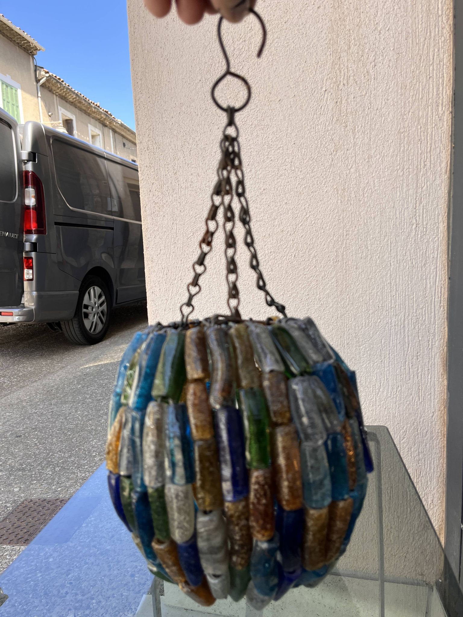 vintage Murano glass paste chandelier