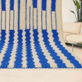 Beni Ourain Berber rug in wool, size 1.5/2.5 m.