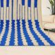 Beni Ourain Berber rug in wool, size 1.5/2.5 m.