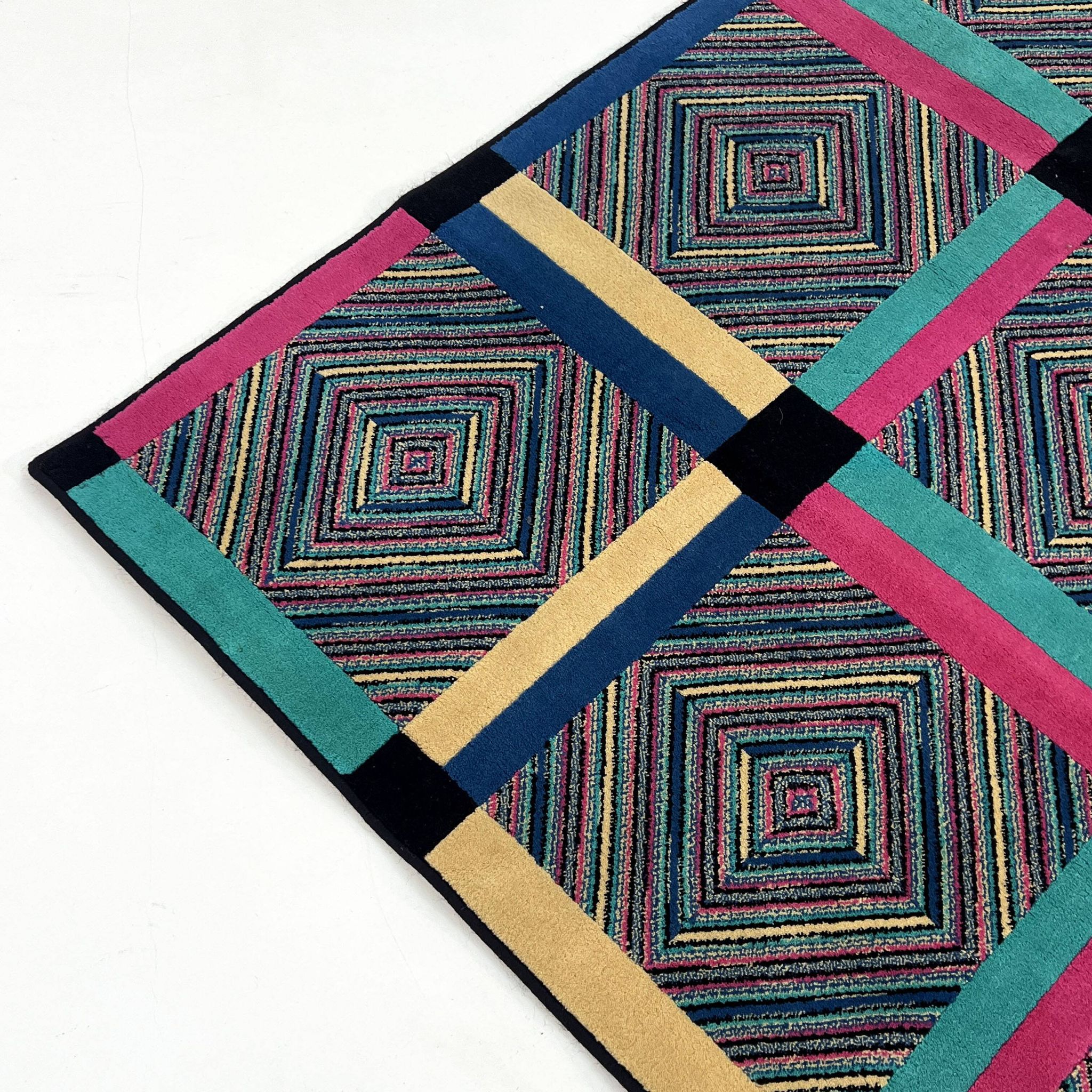 Tapis aux formes géométriques par Missoni, 1980
