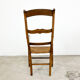 Antique oak armchair with cane seat 19th century